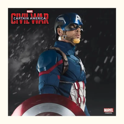 1:1 Collectible Captain America Helmet with Stand