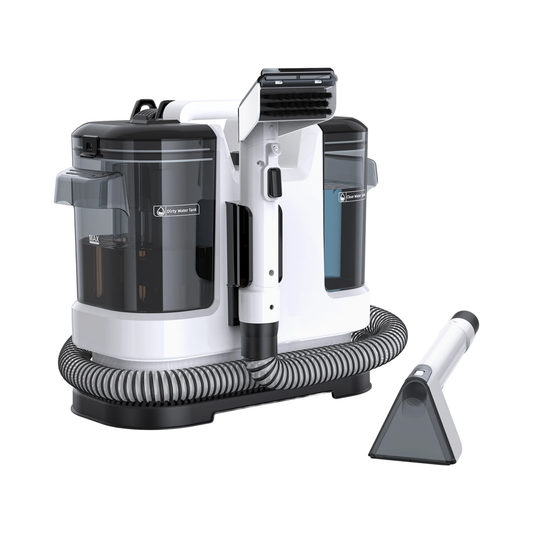 Carpet Cleaner 15kPa with Dual Tanks and Long Hose