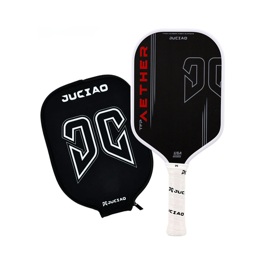Red 16mm Carbon Pickleball Paddle for Powerful Spin Shots