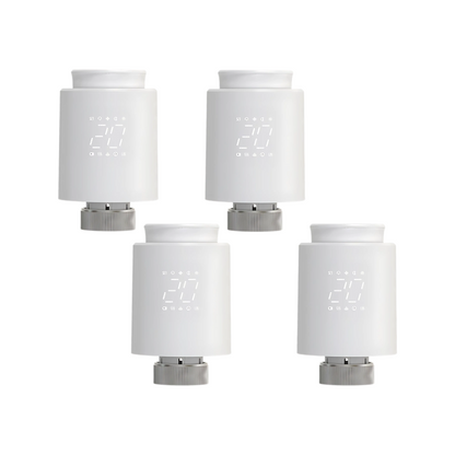 4 Pack ZigBee Smart Radiator Valves with App Control