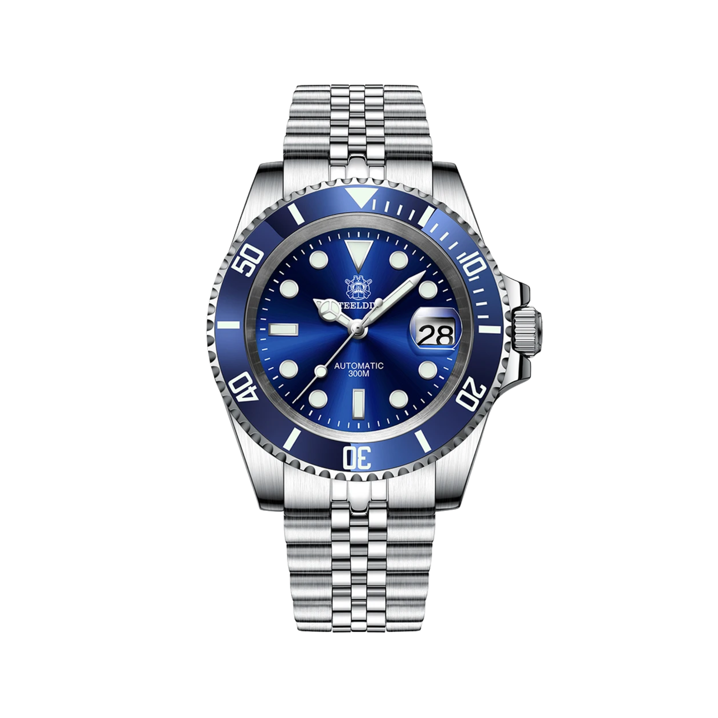 Waterproof 30Bar Mechanical Watch with Calendar