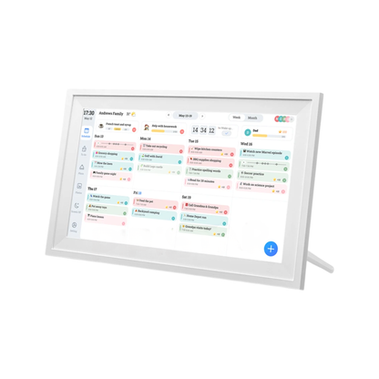 15.6″ White Touchscreen Family Scheduler & Wall Calendar