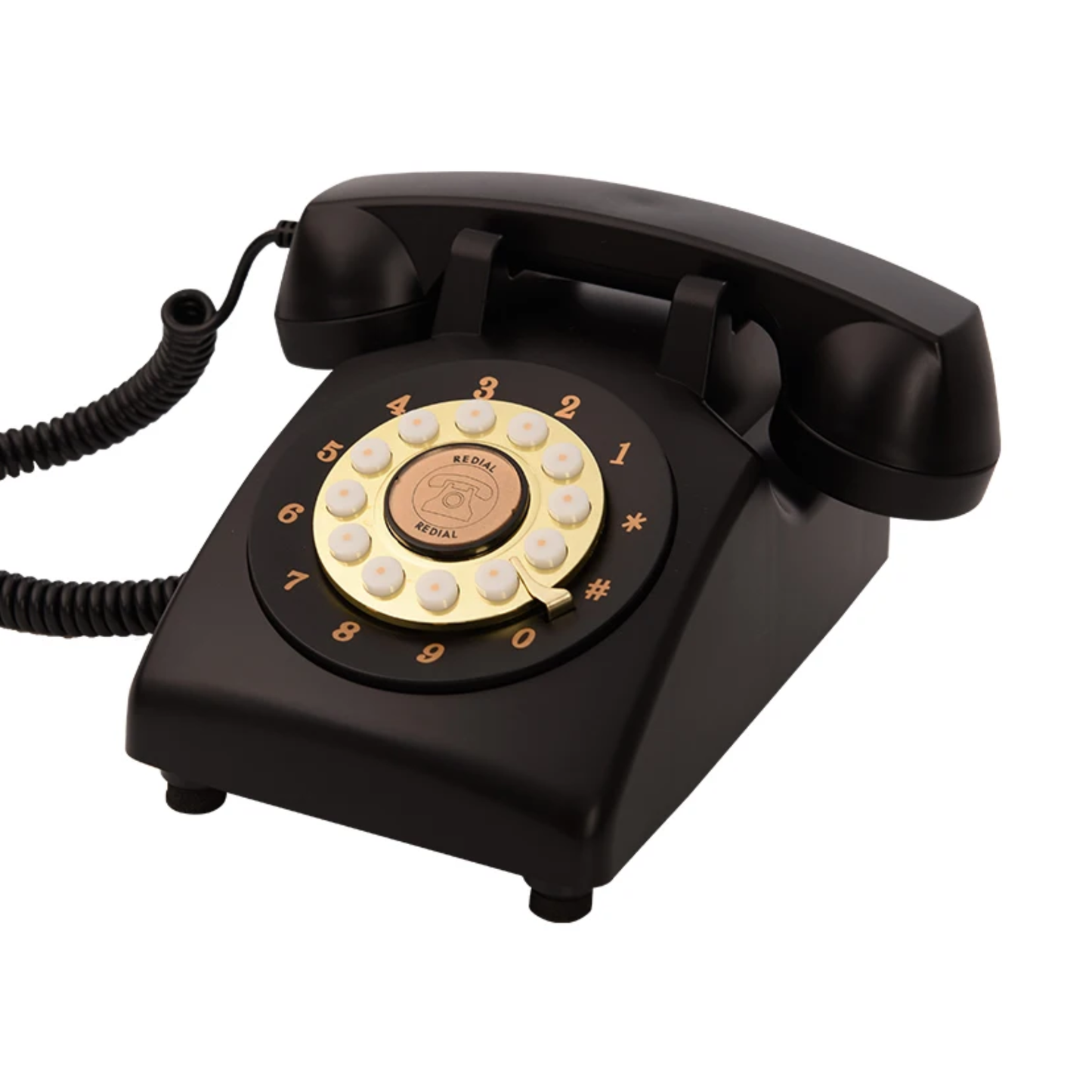 Black Antique Telephone Audio Guest Book for Weddings
