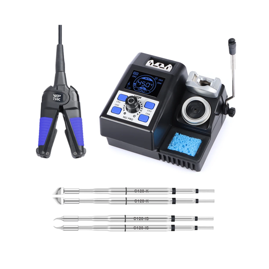 Portable 982 Pro Desoldering Tweezers Rework Station for Micro Parts