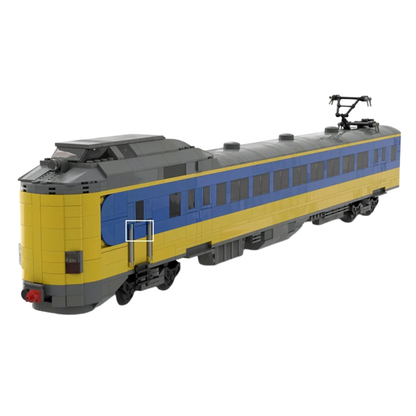 ST1287-1089PCS Educational Train Model Construction Bricks Kids Gift