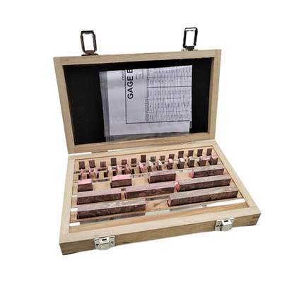 38 Piece Gauge Block Set Grade 1 Precision Steel