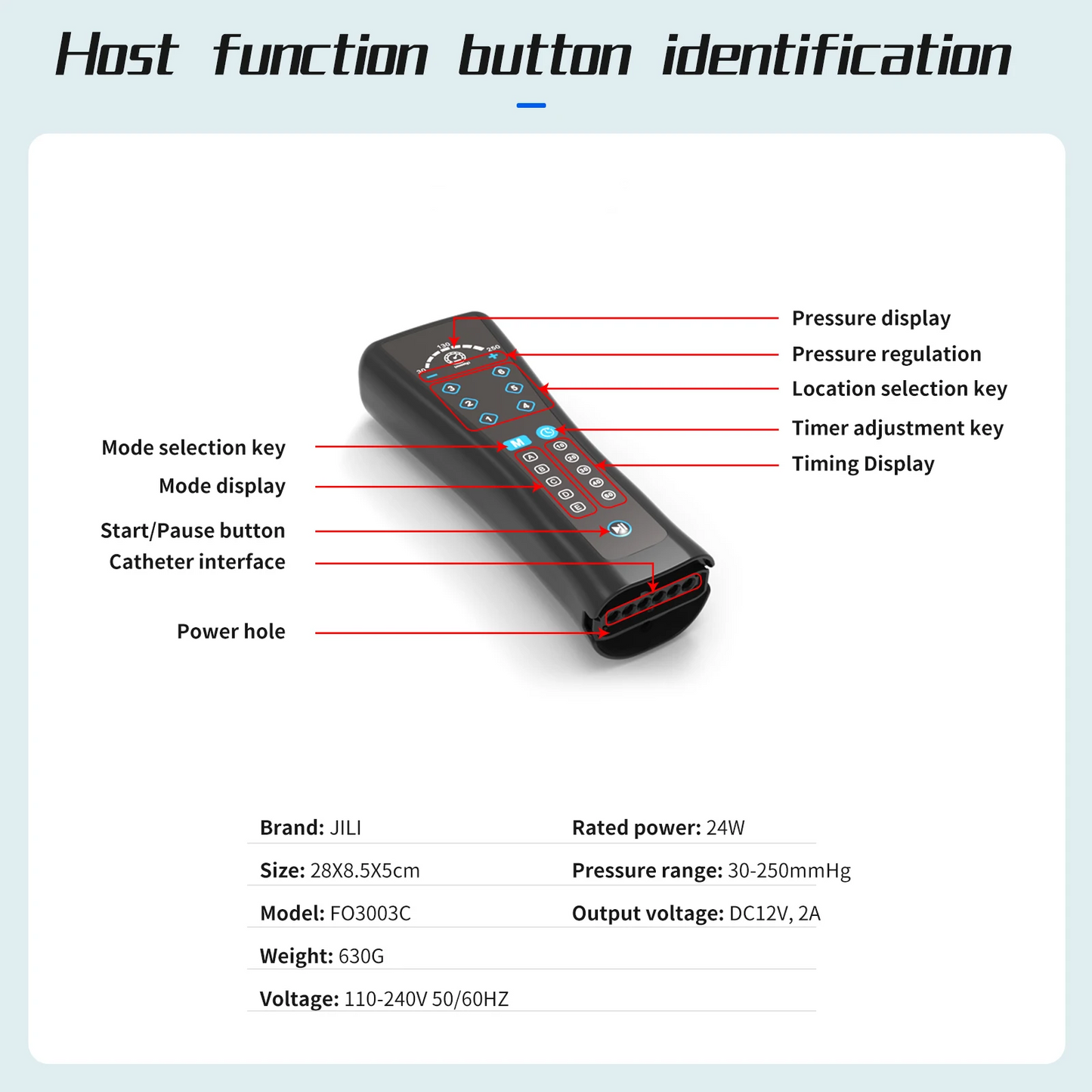 Adjustable Air Pressure Leg Massager XXL Size for Relaxation