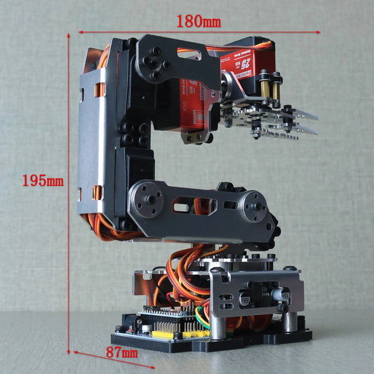 Programmable 6-Axis Robotic Arm 25kg Servo for Android