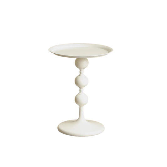Milk White Modern Round Coffee Table Living Room Table