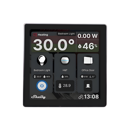 Smart Wall Thermostat with Colour Display and Device Control