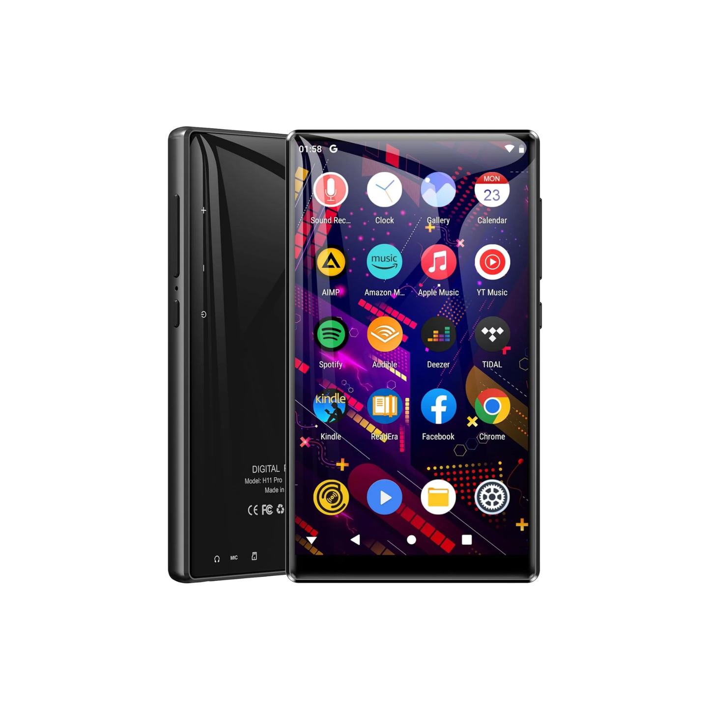 5 Inch Touchscreen Music Player 160GB WiFi Bluetooth