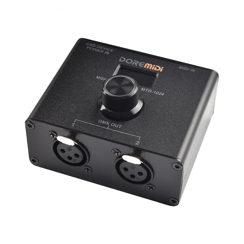 Portable MIDI to DMX Controller for Light Shows