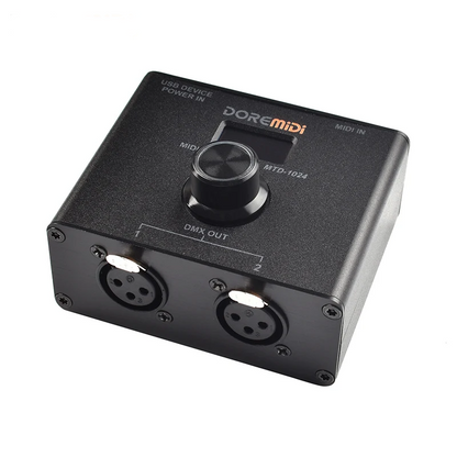 Portable MIDI to DMX Controller for Light Shows