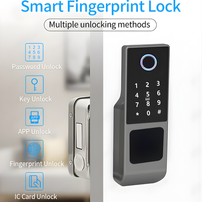 Smart Fingerprint Door Lock with TTLock App and Remote Control