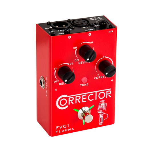 Vocal Effects Pedal with Delay Reverb and Pitch Correction