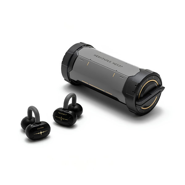 Open Ear Bluetooth 6.0 Ear Clip Headphones HiFi ANC