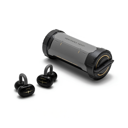 Open Ear Bluetooth 6.0 Ear Clip Headphones HiFi ANC