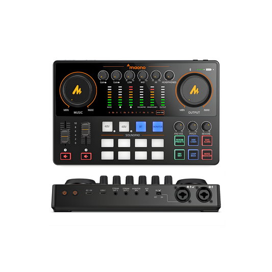 Portable Podcast Mixer Gen2 with Dual XLR and Pro Preamp