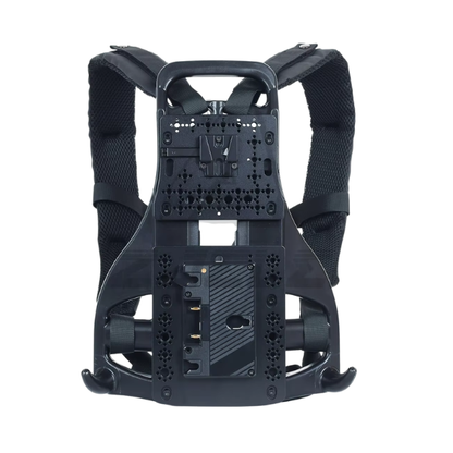 Outdoor Broadcast Camera Vest with V-Mount Support