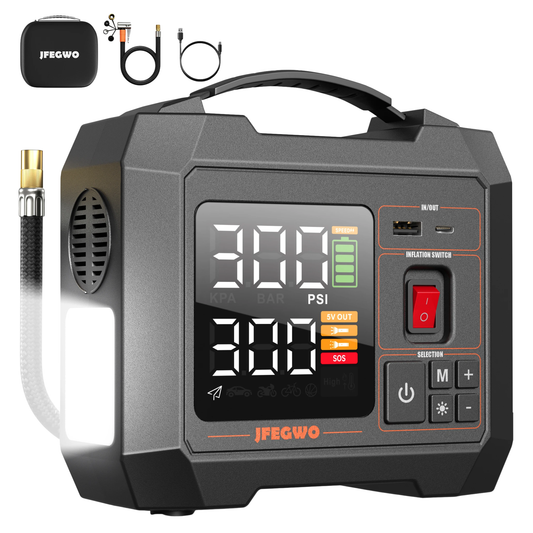 Rechargeable Car Tyre Inflator 24000mAh Air Compressor