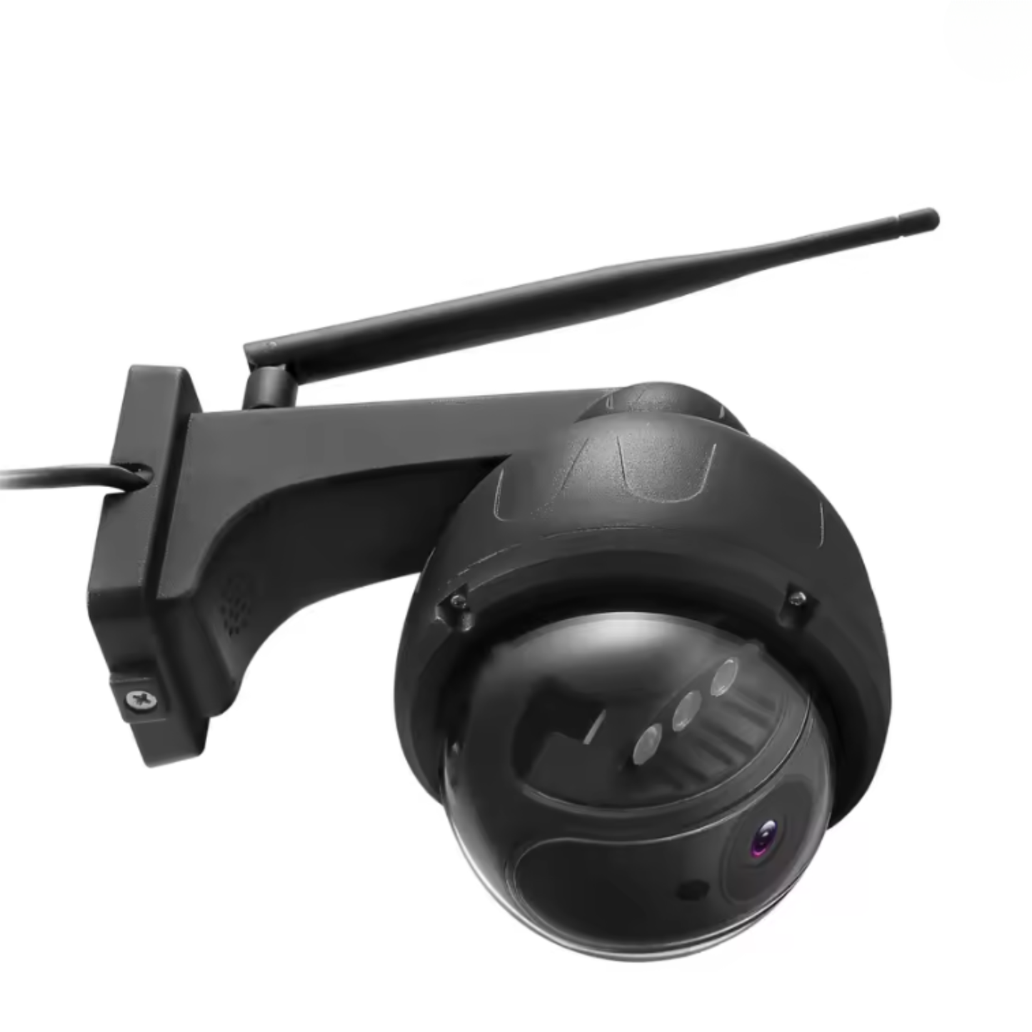 Smart 8MP Outdoor Security Camera with Two Way Audio Black