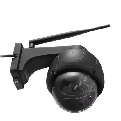 Smart 8MP Outdoor Security Camera with Two Way Audio Black