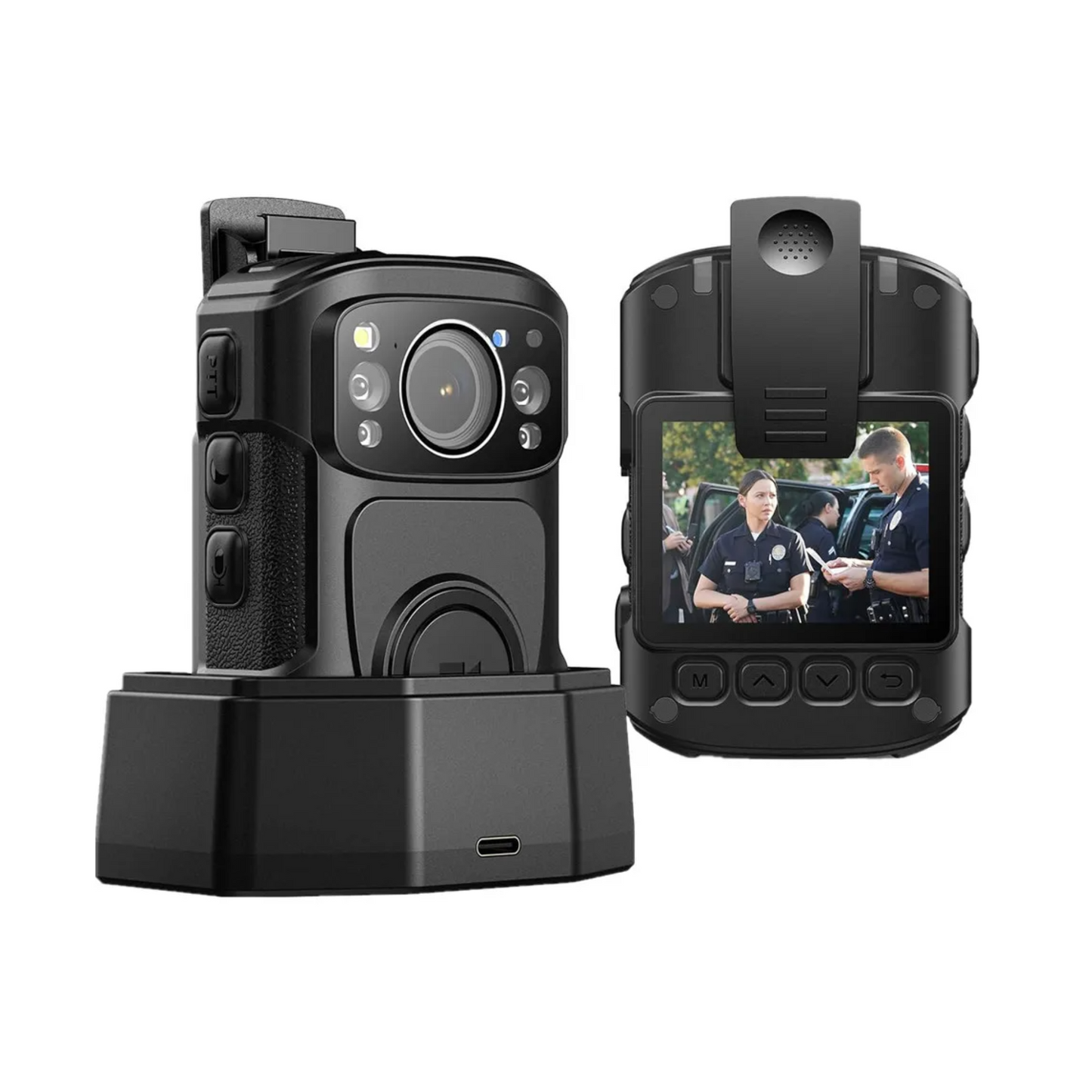 4K Body Camera with 256GB Storage and Night Vision