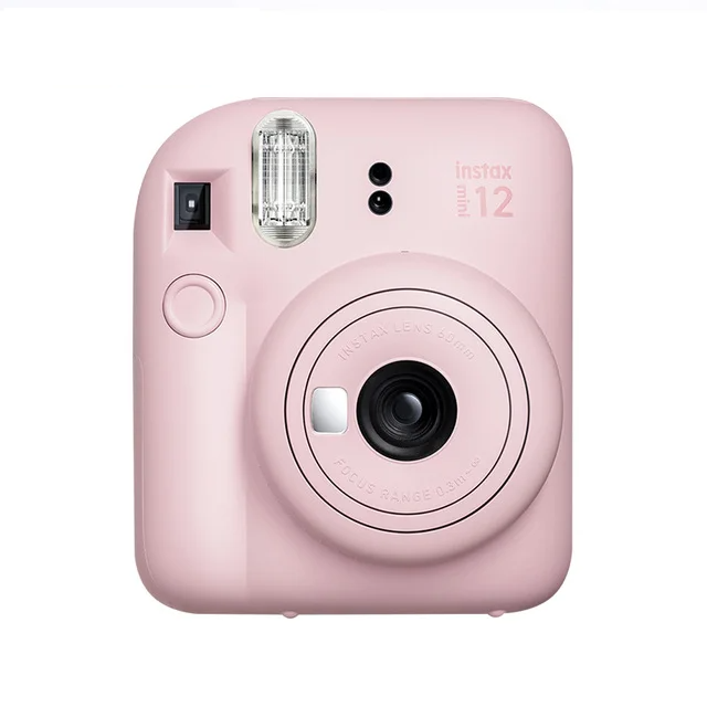 Instax Mini 12 Camera Pink with Bag & Photo Paper