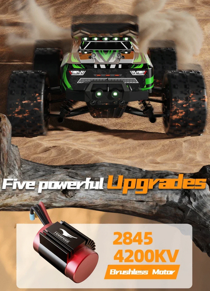 High Speed Off-Road RC Car 85KMH Green