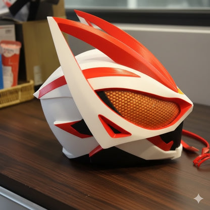 LED Shin Kamen Rider Cosplay Mask Adult Size