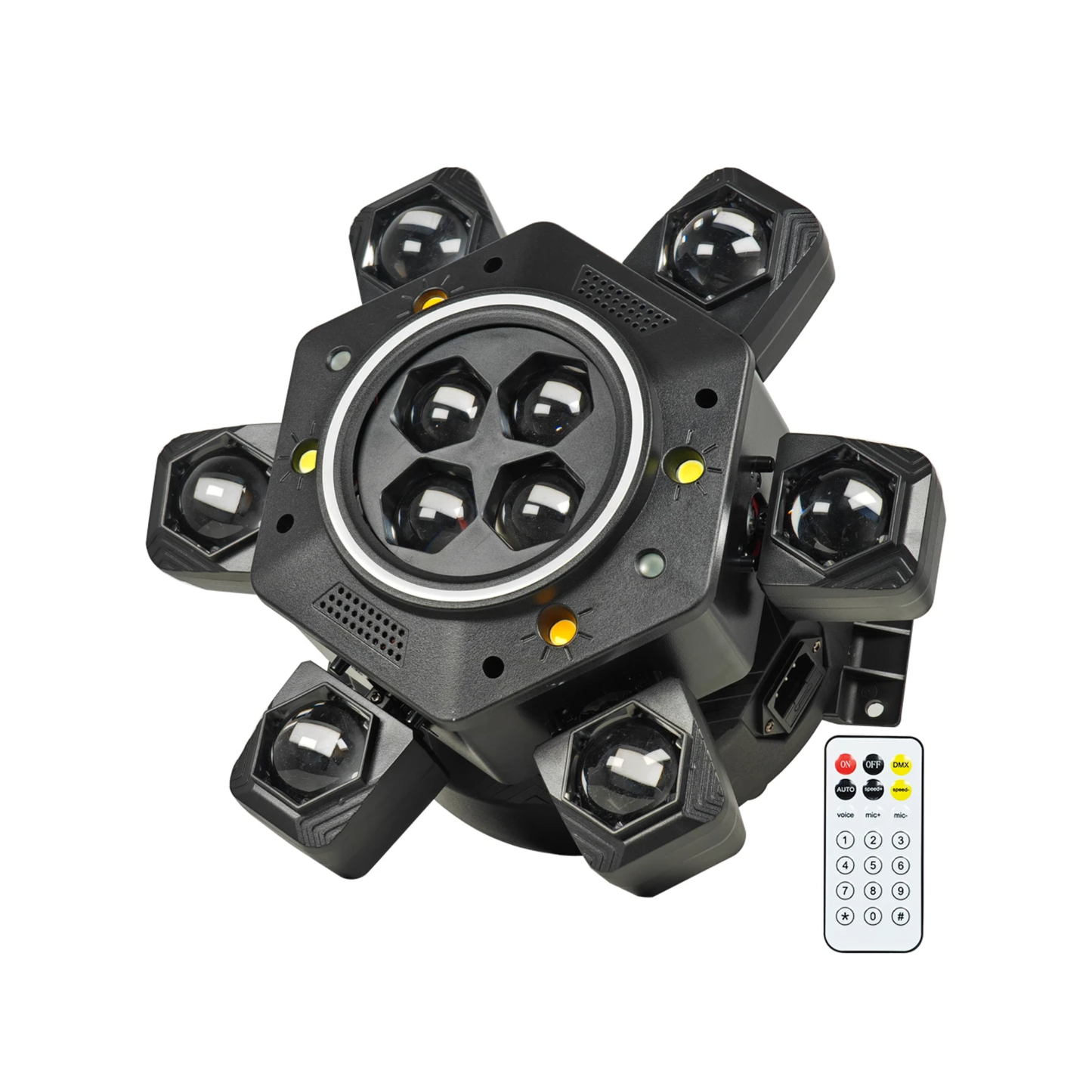 Rotating 180W Disco Beam Light with Laser & Flash