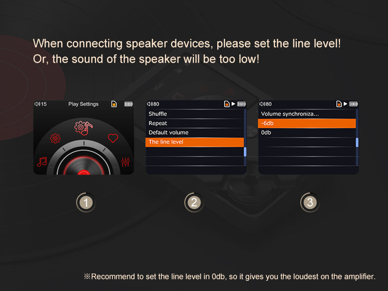 Portable HiFi MP3 Player 64GB Storage Lossless Audio