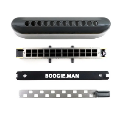 Chromatic Harmonica 12-Hole Gray A for Musicians
