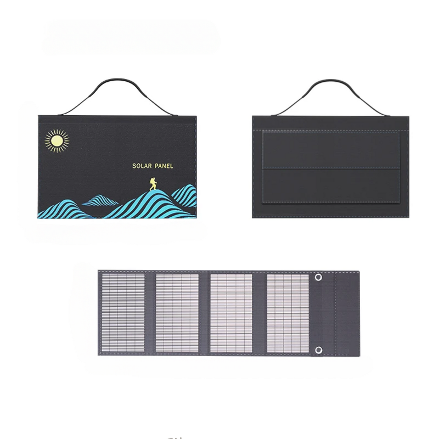 Foldable Solar Panel for Outdoor Power and Charging