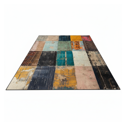 Geometric Area Rug Non-Slip Carpet for Living Room