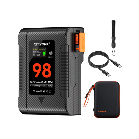 6650mAh V Mount Battery PD 65W Fast Charge