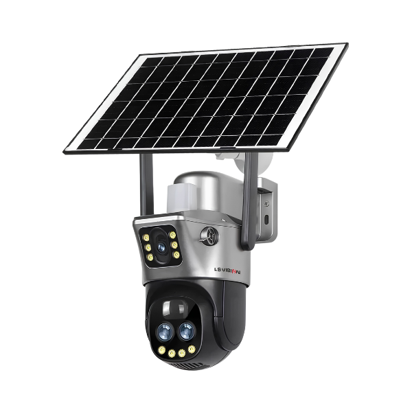 12MP 6K Solar PTZ Security Camera 10X Zoom