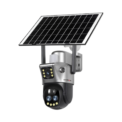 12MP 6K Solar PTZ Security Camera 10X Zoom
