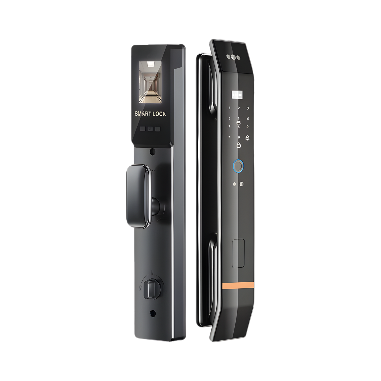 3D Smart Fingerprint and Password Door Lock