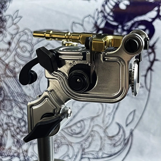 Rotary Tattoo Machine Adjustable Stroke 3-5mm Silver