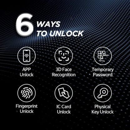 3D Face Recognition Smart Lock with Tuya Wi-Fi
