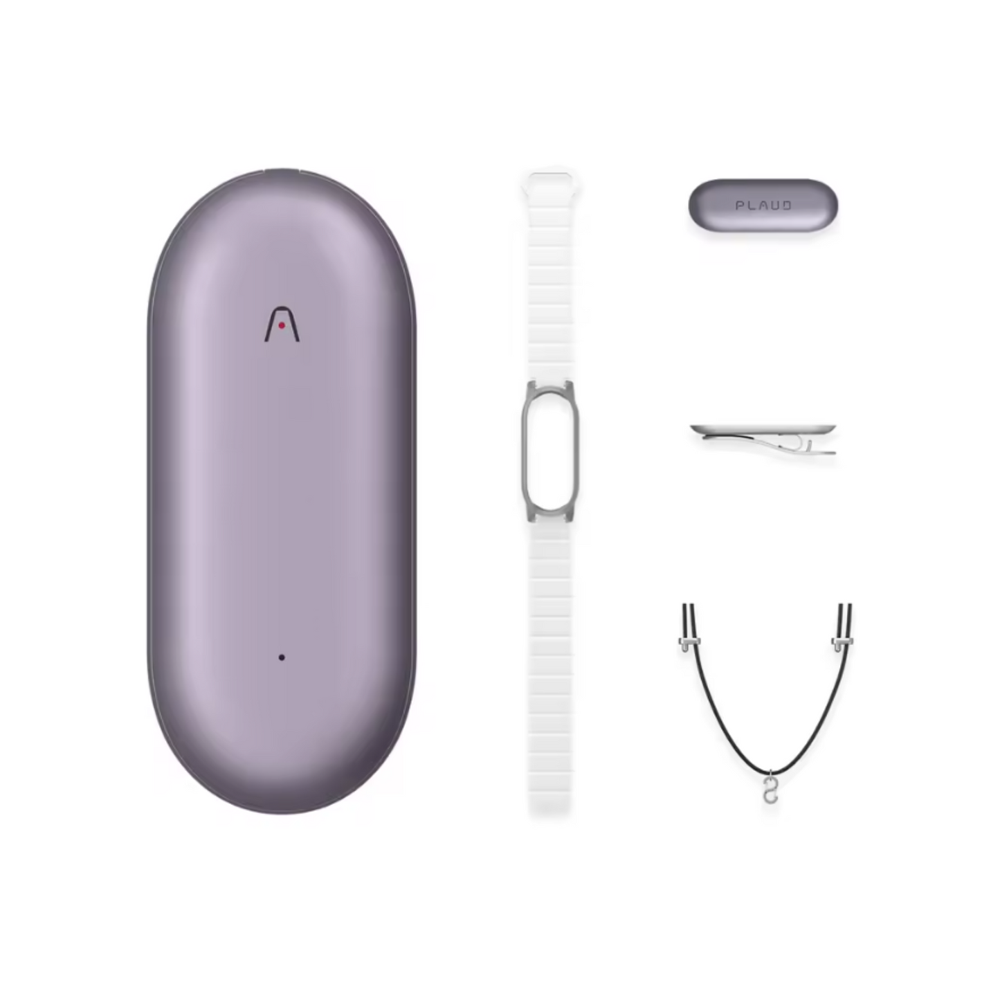 Purple Smart AI Voice Recorder with Wearable Notetaker