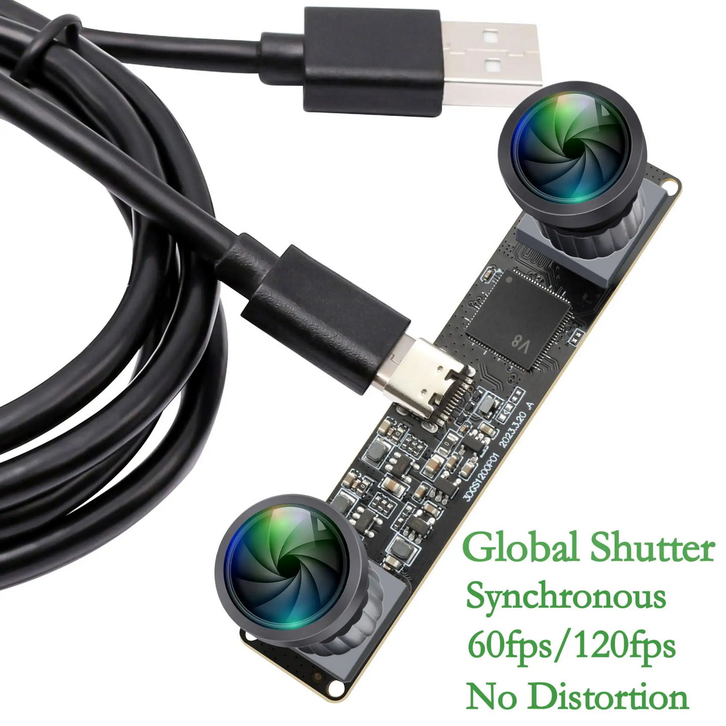 1200P USB Stereo VR Camera 120FPS Global Shutter