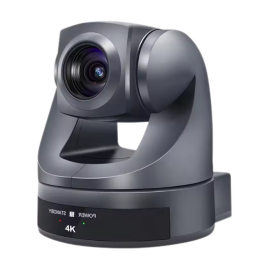 Black 4K PTZ Video Camera AI Tracking 30/60fps