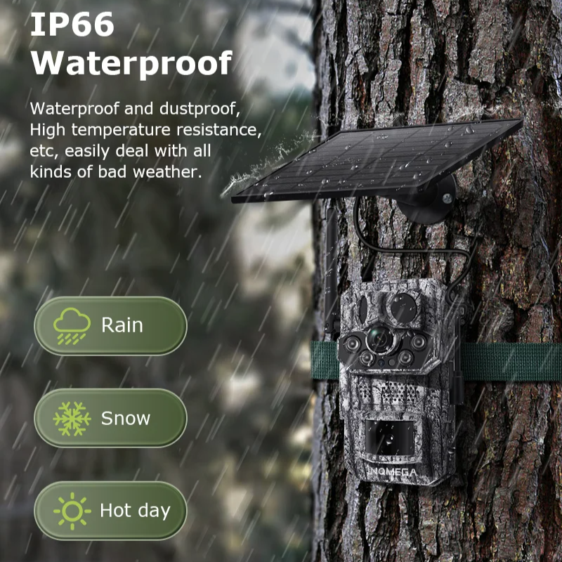 4G 5MP Outdoor Trail Camera with PIR Detection 64GB