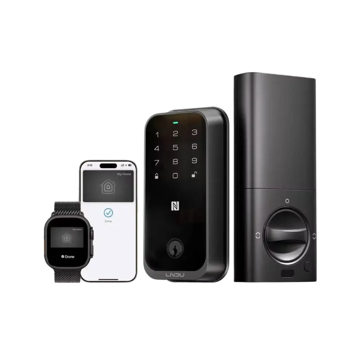 Smart Fingerprint Door Lock with Keyless Entry and Siri Control