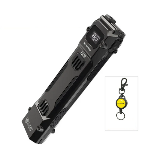 Compact 6500 Lumen Tactical EDC Torch with Battery