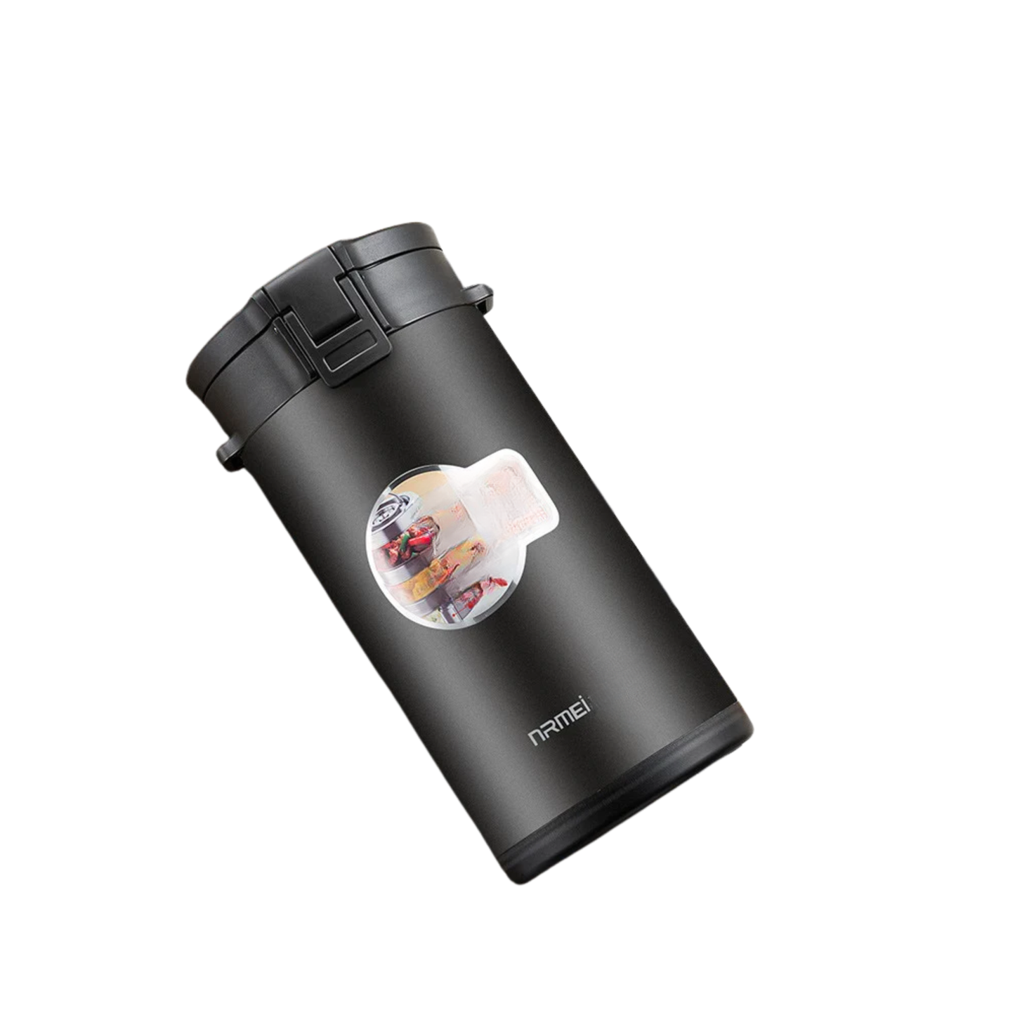 3000ML Large Capacity Thermal Bento Box Black