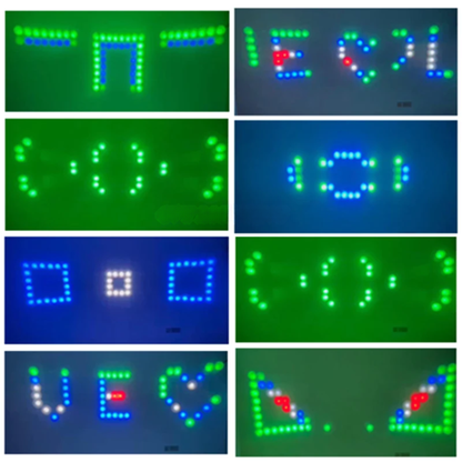 30W RGBW Triple Head LED Stage Party Light