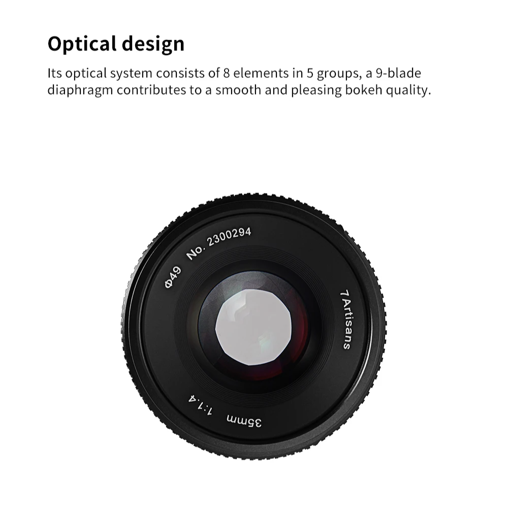 Fast 35mm F1.4 APS C Lens for Nikon Z Cameras